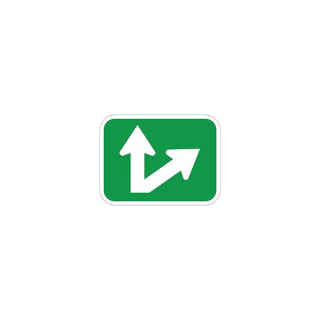 Sign Solutions Usa 21 in Height, 30 in Width, Aluminum, Horizontal Rectangle DUS08DWT3021M6-7GW